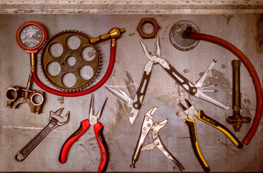 Photo HVAC technician job management tools